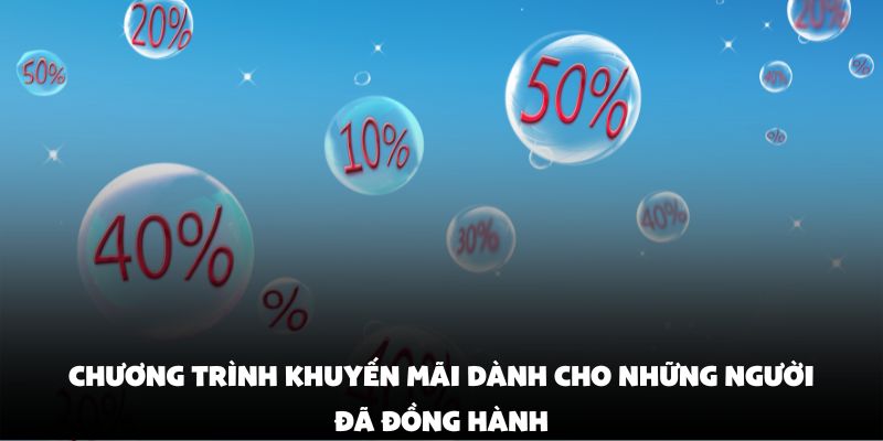 Chương trình khuyến mãi dành cho những người đã đồng hành